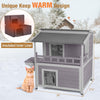 Outdoor Catio Wooden Cat Enclosure Cat House Outdoor Cat Playpen InsulateLiner