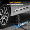 Pneumatic Triple Air Bag Jack Folding Handle 3 Ton 6600 lbs 40cm Car Lift Height