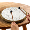 15 Note 13 Inch Drum Rain Drum for Outside Garden Steel Tongue Drum Rain Chime