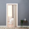 Folding Door Natural Pine Effect PVC Internal Accordion Concertina Sliding Door
