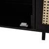 3 Rattan Doors Bamboo Shoe Cabinet Storage Cupboard Hallway Footwear Stand Rack