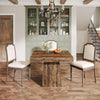 80cm Square Dining Table for 4, Farmhouse Small Kitchen Table for Dining Room
