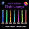 🔥90cm Colour Changing LED Sensory Mood Bubble Lamp Fish Water Tower Tube Floor