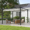 3x3(m) Pergola Gazebo Awning Canopy Garden Sun Shade Shelter Aluminium