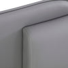 4ft6 Double Slatted Bed Frame, Headboard with Charging Port and Lighting Grey