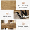 End Side Table for Living Room, Narrow Couch Arm Side Table with Storage Shelves