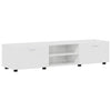 TV Cabinet Set FLORIN High Gloss White Engineered Wood