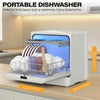 Freestanding Dishwasher,Countertop Portable, 5 Programs Sterilizes Water Tank UK