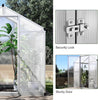 6.25 x 4 Ft Greenhouses Outdoor with Door and Vent Window Roof Walk-in Sun House