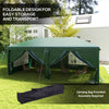 3 x 6m Garden Heavy Duty Gazebo Marquee Party Tent Canopy
