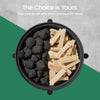 Fire Pit, 2 in 1 Firepit with BBQ Cooking Grill for Garden & Patio