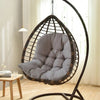 Hanging Egg Swing Chair Replacement Cushion Pad 80x120cm Dark Grey Seat Cover