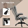 Office Chair w/ Heating Massage Points and Lumbar Support Grey