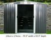 Metal Garden Shed 6 X 4, 8 X 4, 8 X 6, 10 X 8 Garden Storage WITH FREE BASE New