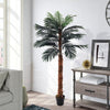 6 5 4ft Large Faux Palm Tree Fake Artificial Fake Plant Realistic Tree Garden UK