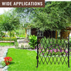 Double Folding Security Gate Folding Door Gate 122"W x 61"H Scissor Gate