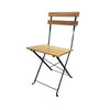Folding Wooden Garden Bistro Set, 2 Seater Garden Furniture Set, Folding Bistro