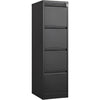 4 Drawer Heavy Duty Metal Filing Cabinet with Lock for F4/A4 Document Storage