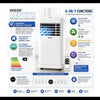 MYLEK Portable Air Conditioner with Dehumidifier 9000 BTU