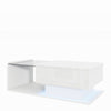 Coffee Table with Lift Up Top High-Gloss White With Drawer Living Room Furniture
