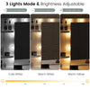 Large Dressing Table Wood Makeup Desk with Hollywood LED Mirror 7 Drawer Usounkg