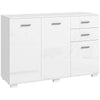 Sideboard, Modern Storage Cabinet w/ 2 Drawers, 3 Doors, Adjustable Shelves, Kit