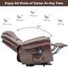 Luxury PU Leather Power Lift Electric Recliner Armchair Single Sofa Cinema Chair