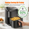 1000W Air Fryer 5 Modes Digital Touch Screen Mini Oven Oil Free DIY 2.5L Baskets