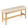 100 CM Upholstered Bench Button Tufted End of Bed Bench For Bedroom