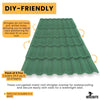 Metal Roof Shingles - Galvanized Zinc Corrugated Roofing Tile for Homes, Sheds
