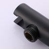 Bathroom Tap Bath Shower Mixer Black Floor Mounted Free Standing