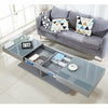 Verona Extending High Gloss Coffee Table With Storage In Grey