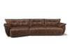 Modulax Octa Cosy Celine Brandy 2.5 Seater Right Arm Corner Left Sofa RRP £2499