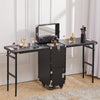 3 in 1 Makeup Trolley Case Mobile Beauty Vanity Hairdressing Case with Drawer