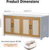 Cat Litter Box Enclosure Wooden Double Litter Box Furniture Hidden Rooms