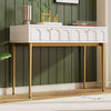 MODERN CONSOLE TABLE 2 DRAWERS WOODEN HALLWAY LIVING ROOM STORAGE FURNITURE