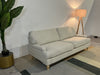 Dusk Hampshire Beige Textured Weave Traditional 3 Seater Sofa RRP £899