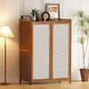 Dustproof Shoe Rack Shoes Storage Cabinet Stand Copboard Unit Organiser 2 Doors