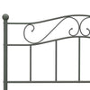 Bed Frame Grey Metal 160x200 O4E8