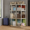 4-Tier Adjustable Corner Shelving Unit Garage Storage Utility Rack