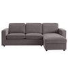 Dusk Soho Grey Chenille Right Hand Storage Chaise Sofa RRP £1859