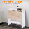 Extendable Folding Dining Table Space Saving Drop Leaf Desk Workstation Home