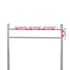 Stainless Steel Stand for Double Mailbox