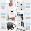 9000 BTU Portable Air Conditioner 3-in-1 Dehumidifier Fan Remote Timer Class A