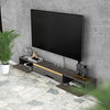 Floating TV Unit Wall Mounted TV Cabinet Floating Shelves with 3