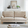 Hampshire Fabric 3 Seater Sofa In Stone