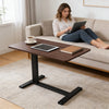 Medical Overbed Bedside Table Adjustable Height with Wheels Hospital Home Desk