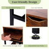 Lift Top Coffee Table with Hidden Compartment & Removable Storage Shelf（Brown）