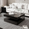 High Gloss LED Coffee Table LED Lights Furniture Cocktail Table Living Room New
