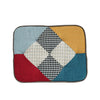 ROCKING CHAIR FOR NURSERY PATCHWORK ACCENT CHAIR WITH SOFT LUMBAR AND FOOTSTOOL